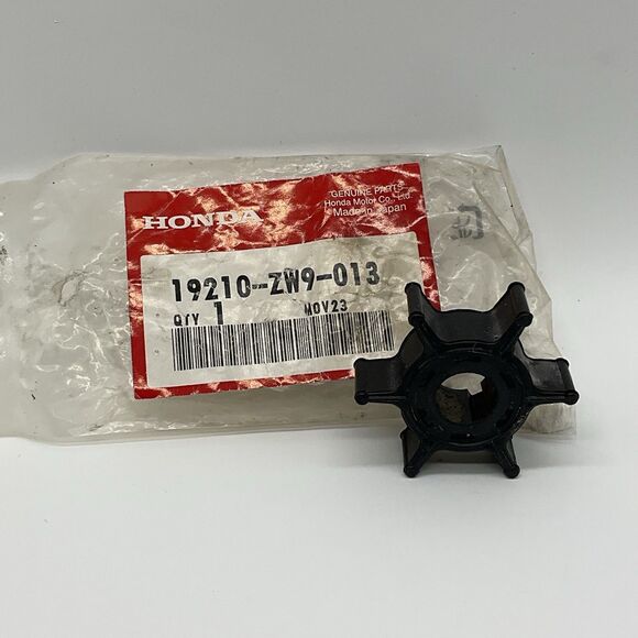 19210-ZW9-013 Honda OEM Marine Water Pump Impeller Preowned - Picture 1 of 5